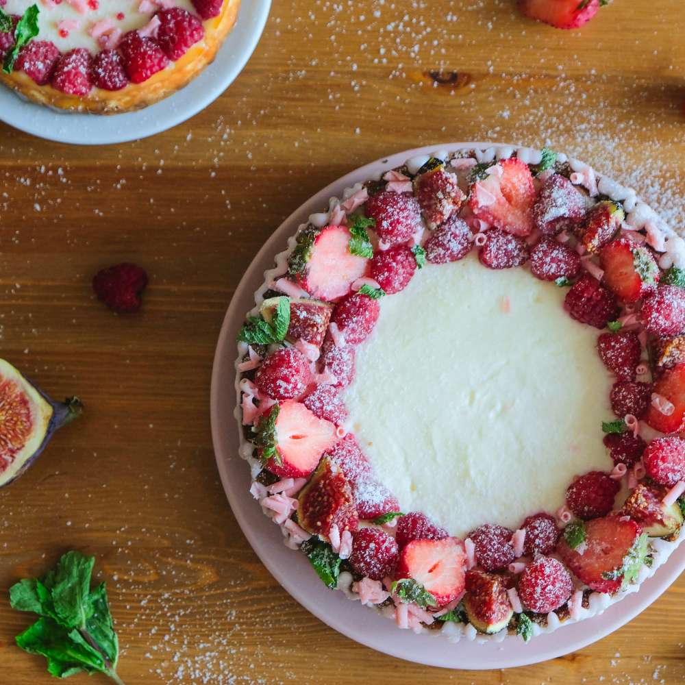 Berry & Fig Cheesecake Tart