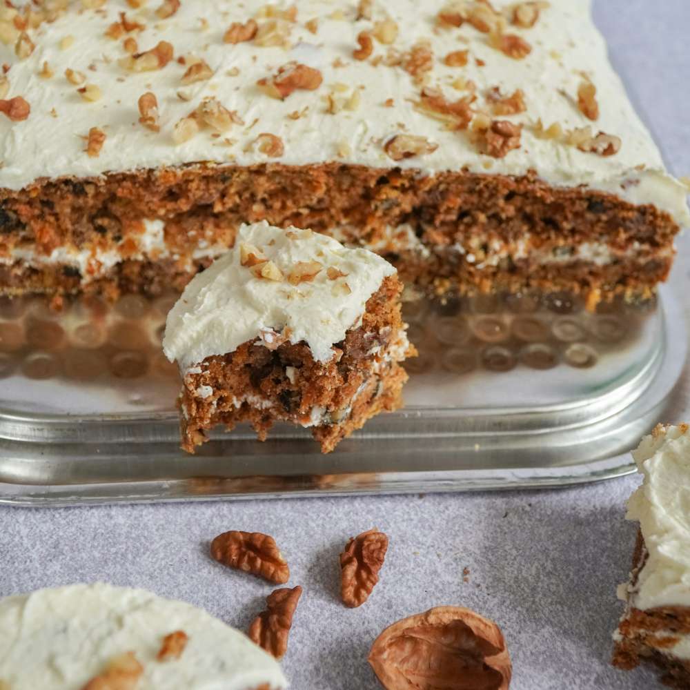 Classic Carrot Cake with Cream Cheese Frosting