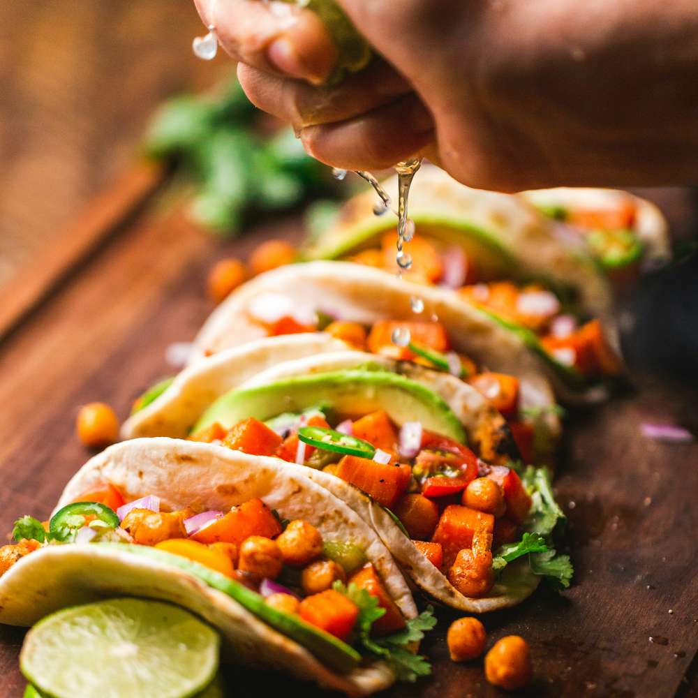 Chickpea & Veggie Tacos