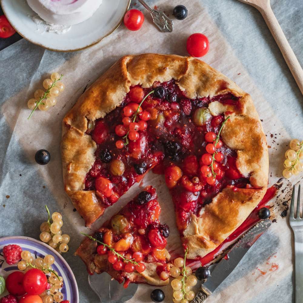 Rustic Mixed Berry Galette