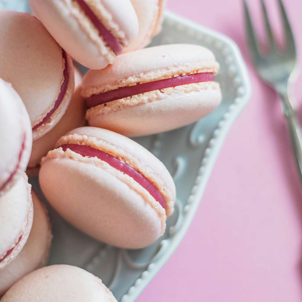 Pink Raspberry French Macarons