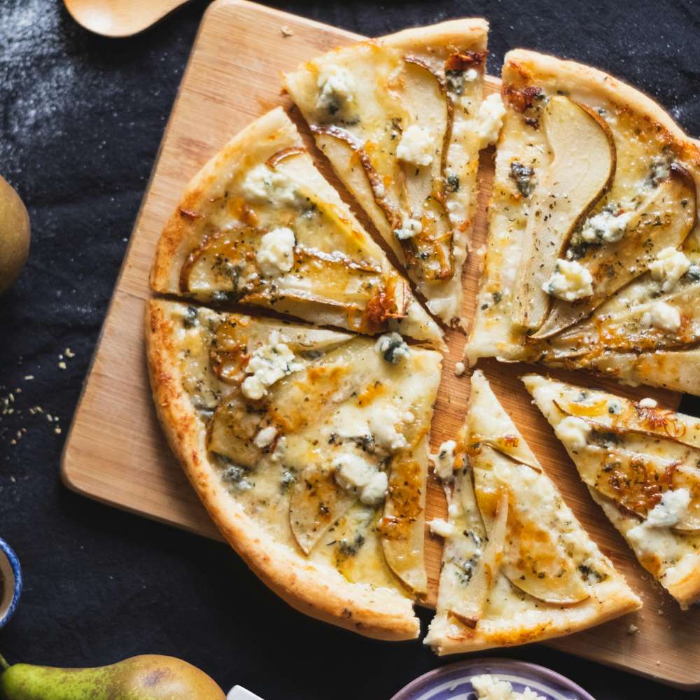 Pear and Blue Cheese Pizza