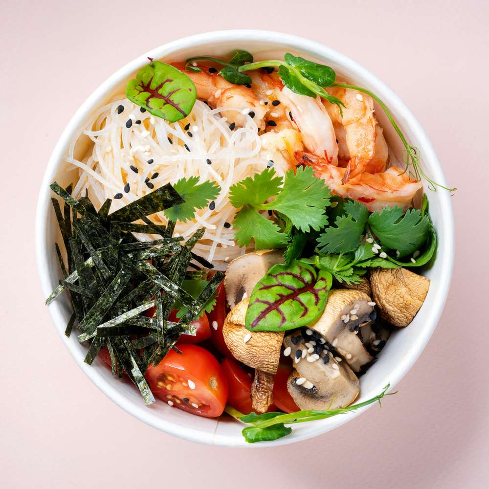 Shrimp & Vermicelli Noodle Poke Bowl