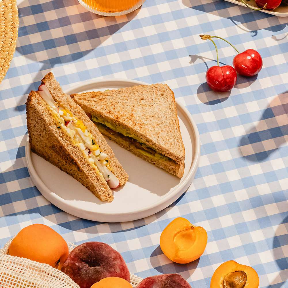 Egg Salad Sandwich on Whole Wheat