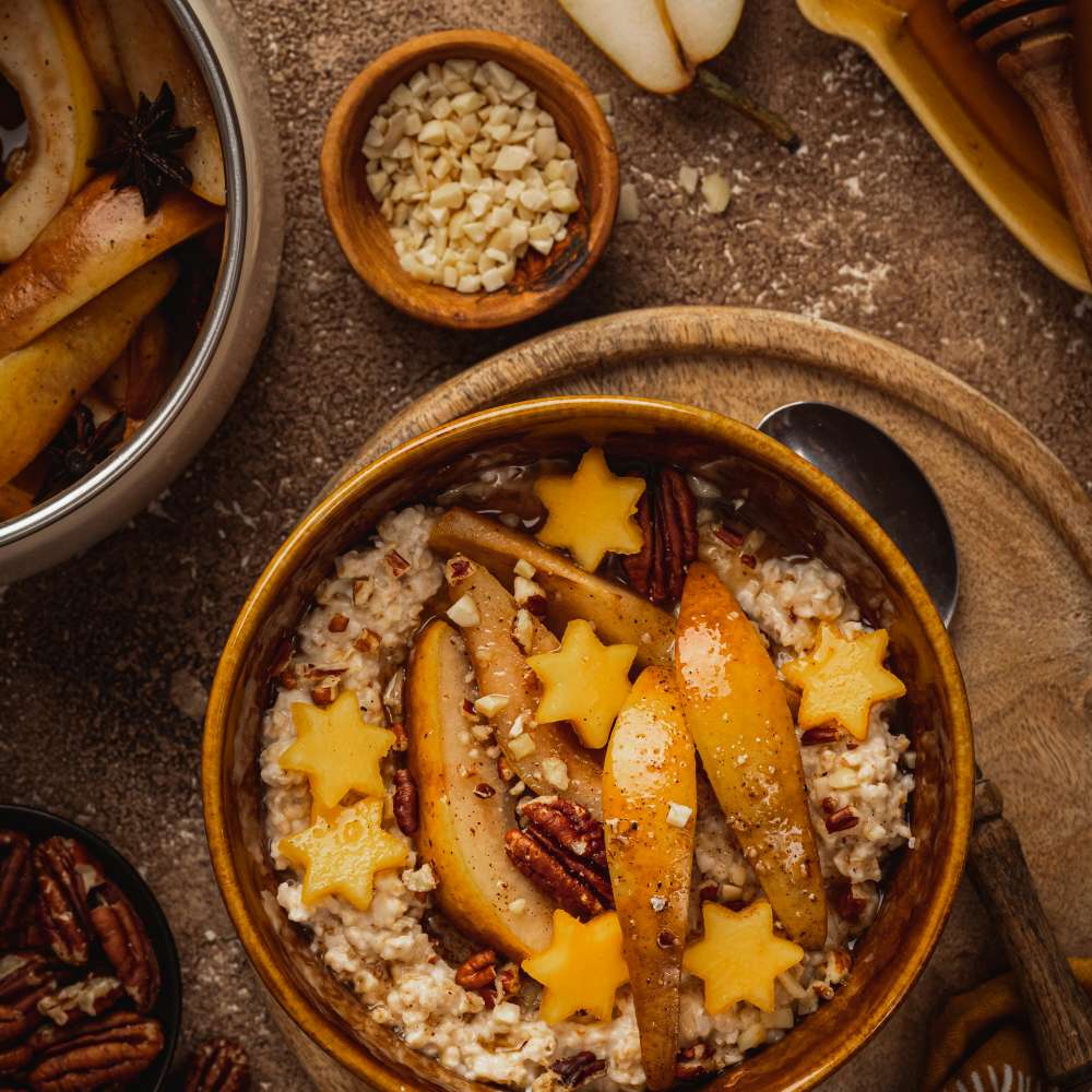 Spiced Pear & Pecan Oatmeal