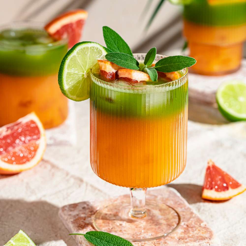 Grapefruit Matcha Lime Cooler