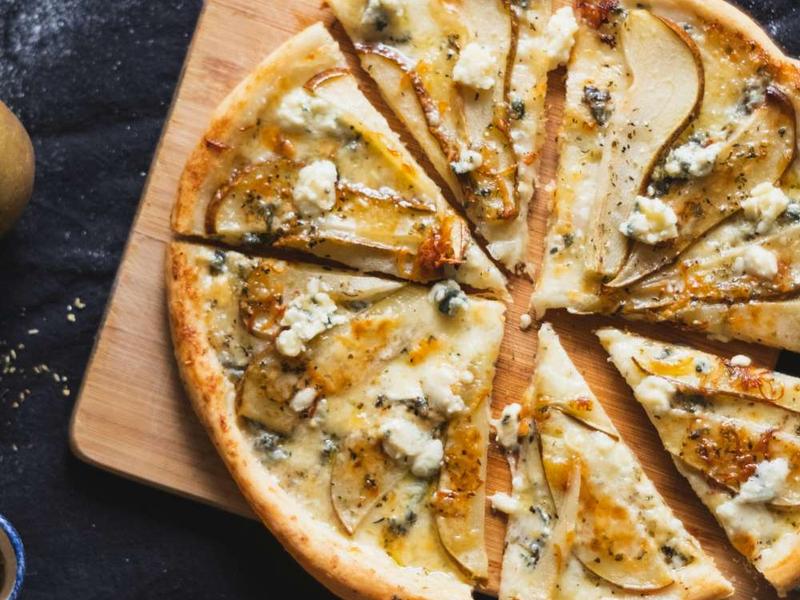 Pear and Blue Cheese Pizza