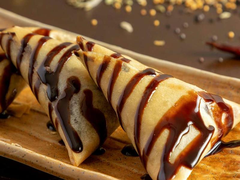 Chocolate Dessert Samosas