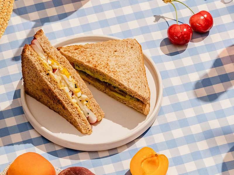Egg Salad Sandwich on Whole Wheat