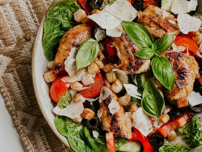 Grilled Chicken Caesar Salad